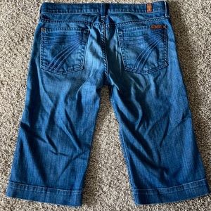 7 For All Mankind Dojo Bermuda Shorts 28